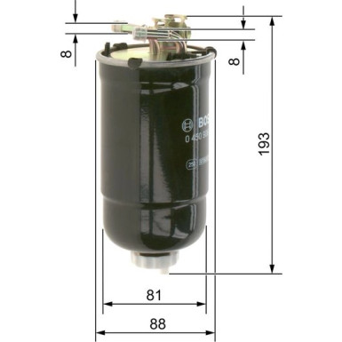 Kraftstofffilter | AUDI,SEAT,SKODA,VW | 0 450 906 322