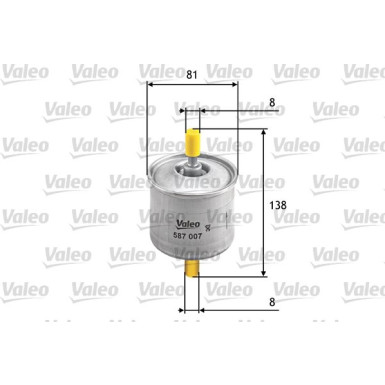 VALEO Kraftstofffilter | 587007