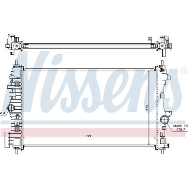 Wasserkühler PKW | OPEL INSIGNIA 2,0CDTi 08 | 630716