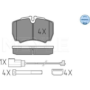 Bremsbelagsatz Ford T. Transit 2.3 16V 06- Mit Sensor | 025 291 2320/W