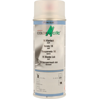 Colormatic 1K Klarlack matt 400ml | 335600