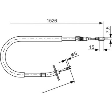 Handbremsseil | MERCEDES Sprinter (903) | 1987477859