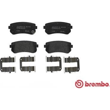 BREMBO Bremsklötze HA | HYUNDAI,KIA 10 | P 30 051