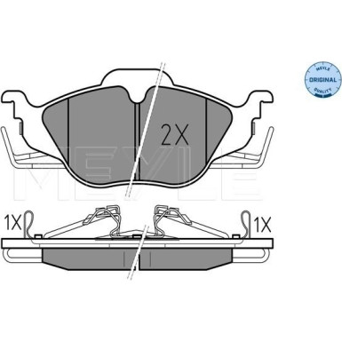 Bremsbelagsatz Opel P. Astra G Mit Sensor | 025 230 6317/W