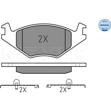 Bremsbelagsatz Vw P. Golf/Jetta/P | 252088715