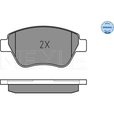 Bremsbelagsatz Fiat P. Stilo 1.2/1.6 16V 01-/Idea Mit Sensor | 025 237 0617/W