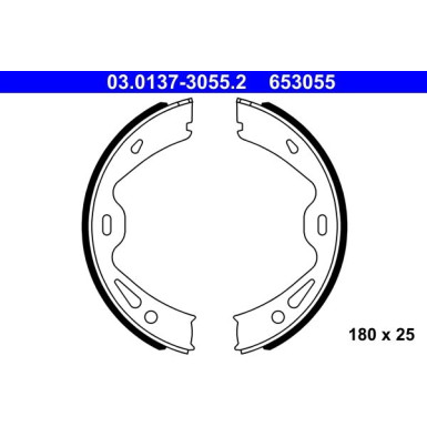 Bremsbackensatz, Feststellbremse | 03.0137-3055.2