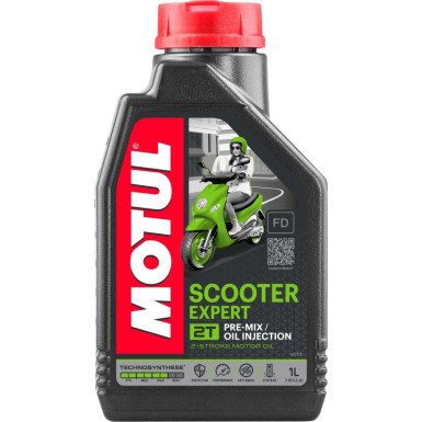 Motul Scooter Expert 2T teilsynthetisches Motorrad Motoröl 1 Liter | 105880