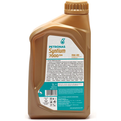 PETRONAS Syntium 7000 DM 0W-30 | 1 Liter | 70662E18EU