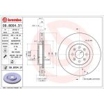 40 481 052 Bremsscheibe VA | FIAT Grande Punto nur 1.4 Abarth 07 | 09.8004.31