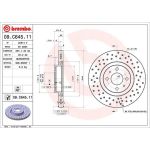 40 481 100 Bremsscheibe VA | FIAT 500 08 | 09.C645.11