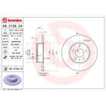 40 482 002 Bremsscheibe HA | ALFA,FIAT,LANCIA 88 | 08.3126.21