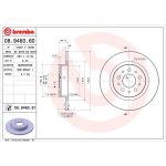 40 482 034 Bremsscheibe HA | FIAT 500L 12 | 08.9460.61