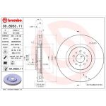 41 481 027 Bremsscheibe VA | ALFA 147 GTA 03 | 09.8933.11