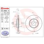 51 481 051 Bremsscheibe VA | FORD Transit Connect 02 | 09.9589.14