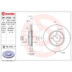 51 481 067 Bremsscheibe VA | FORD B-Max 12 | 09.C422.11