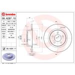 51 482 012 Bremsscheibe HA | FORD Transit Connect 02 | 08.A297.11