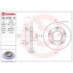 51 482 023 Bremsscheibe HA | FORD Transit 06 | 08.A730.10