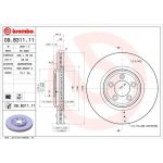 52 481 045 Bremsscheibe VA | JAGUAR XF, XK 05 | 09.B311.11