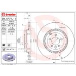 52 482 038 Bremsscheibe HA | LAND ROVER Range Rover 05 | 09.A774.11