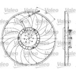 698610 Lüftermotor mit Lüfterrad | AUDI A4 00-,A6 01