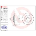 70 481 009 Bremsscheibe VA | CITROEN AX,PEUGEOT 106 87 | 08.4929.14