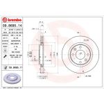 70 481 021 Bremsscheibe VA | CITROEN Berlingo,Xsara,C2,C4,PEUG 96 | 09.8695.11