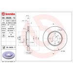 70 481 028 Bremsscheibe VA | CITROEN C1,TOYOTA,PEUGEOT 05 | 09.9928.11