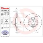 70 481 032 Bremsscheibe VA | CITROEN C5,Jumpy,FIAT,PEUGEOT 07 | 09.A430.10