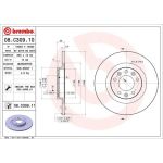 70 482 031 Bremsscheibe HA | CITROEN, PEUGEOT 308 14 | 08.C309.11