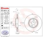 72 481 037 Bremsscheibe VA | RENAULT Laguna 01 | 09.9074.11