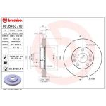 72 481 055 Bremsscheibe VA | DACIA Duster 10 | 09.B463.10