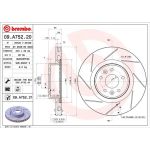 72 481 065 Bremsscheibe VA | RENAULT Megane Coupe III 08 | 09.A752.21