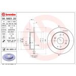 72 482 019 Bremsscheibe HA | HONDA Accord 98 | 08.5803.20