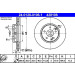 Bremsscheibe Db P. W203 C240-320 01- W210 95-02 | 24.0128-0106.1