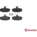 BREMBO Bremsklötze HA | VOLVO 740/760/940/960 87 | P 86 009