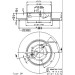 15 482 011M Bremsscheibe HA Brembo Max | MERCEDES W203,W210,R230,R171 96 | 08.7211.76