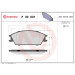 BREMBO Bremsklötze VA | HONDA Accord HYUNDAI Getz 89-10 | P 30 001