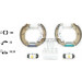 Satz Bremsbacken Fiat T. Punto Ii 09/99 - (180X32mm / Mit Abs) | 84054401 Satz Bremsbacken Fiat T. Punto Ii 09/99 - (180X32mm / Mit Abs) | 84054401