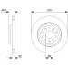 Bremsscheibe HA | AUDI,SEAT,SKODA,VW | 0 986 479 303