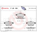 BREMBO Bremsklötze VA | FIAT 500L 12 | P 23 155