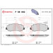 BREMBO Bremsklötze VA | NISSAN NV400,OPEL Movano,RENAULT Master 10 | P 68 062