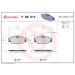 BREMBO Bremsklötze VA | RENAULT Espace, Megane 91-04 | P 68 014