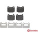 BREMBO Bremsklötze HA | MERCEDES M-Klasse 98-05 | P 50 043 BREMBO Bremsklötze HA | MERCEDES M-Klasse 98-05 | P 50 043