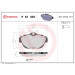 BREMBO Bremsklötze HA | CITROEN C6 05-12 | P 61 087