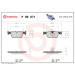 BREMBO Bremsklötze HA | BMW F20 (1er)/F30 (3er) 11 | P 06 071