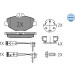 Bremsbelagsatz Db P. W211 02- Mit Sensor | 025 237 4320/W