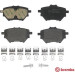 BREMBO Bremsklötze HA | CITROEN C4, PEUGEOT 308 13 | P 61 122