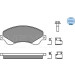 Bremsbelagsatz Ford P. Transit 06- Mit Sensor | 025 244 8518/W Bremsbelagsatz Ford P. Transit 06- Mit Sensor | 025 244 8518/W