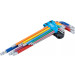 BGS Torx Winkelschlüssel-Satz Multicolour extra lang mit Kugelkopf | 74468